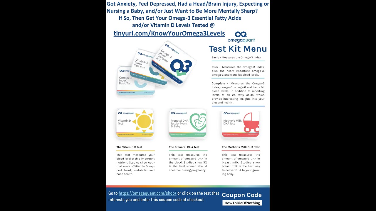 How Do I Find Out What My Omega3 Levels Are? How Do I Test my Vitamin D Levels?