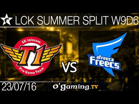 SKT T1 vs Afreeca Freecs - LCK Summer Split 2016 - W9D6
