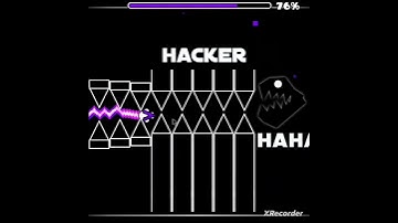 NOOB VS HACKER IMPOSSIBLE WAVE CHALLENGE IN GEOMETRY DASH #impossible#wave#noob#geometrydash#hacker