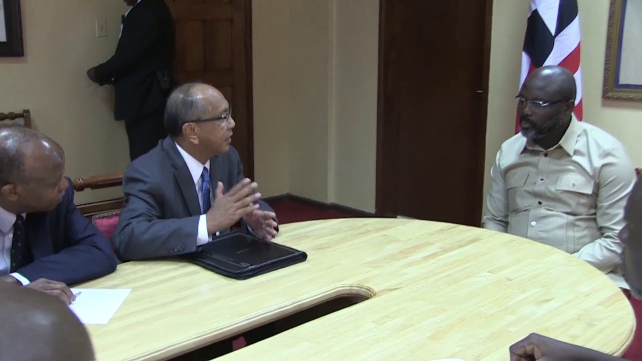 President Weah Meets with the Leadership of Firestone Rubber Plantation camera iphone 8 plus apk