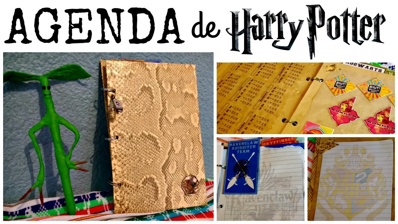 DIY! Agenda de Harry Potter + ¡SORTEO! ⚡ #3SemanasPotterhead | Ame Mayén
