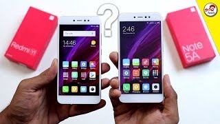Redmi Note 5A = Redmi Y1 ? Quick Check