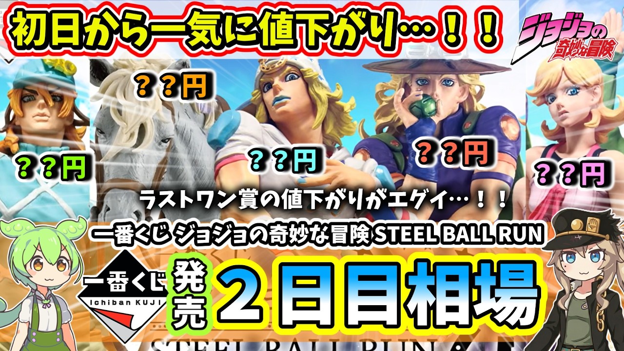 Day 2 Market Prices] Ichiban Kuji JoJo's Bizarre Adventure STEEL