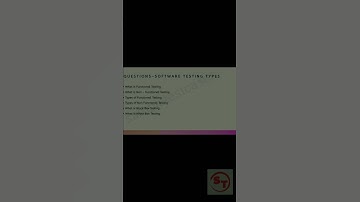 Interview Questions for Software Testing