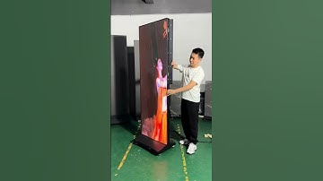 Freely Movable Smart Poster Screen – Easy Splicing, HD Bright & Foldable Packaging