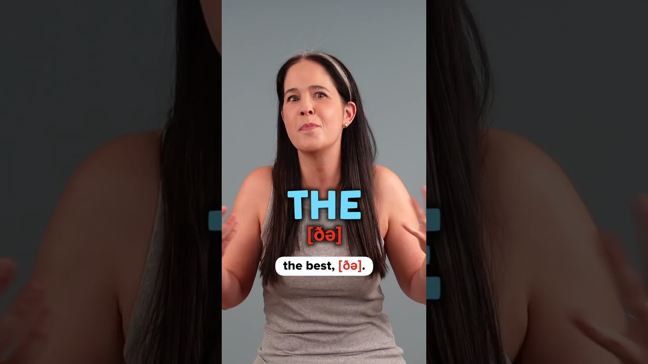 American Accent Training: the word THE