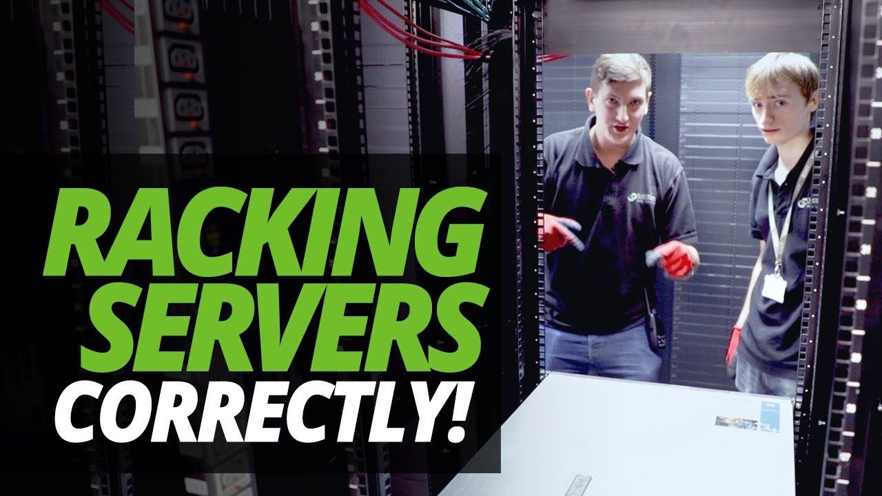 วาง server  Update New  A DAY in the LIFE of the DATA CENTRE | RACKING SERVERS with ASH \u0026 JAMES!