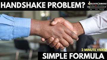 Handshake Problem Simple Formula 2 minute video