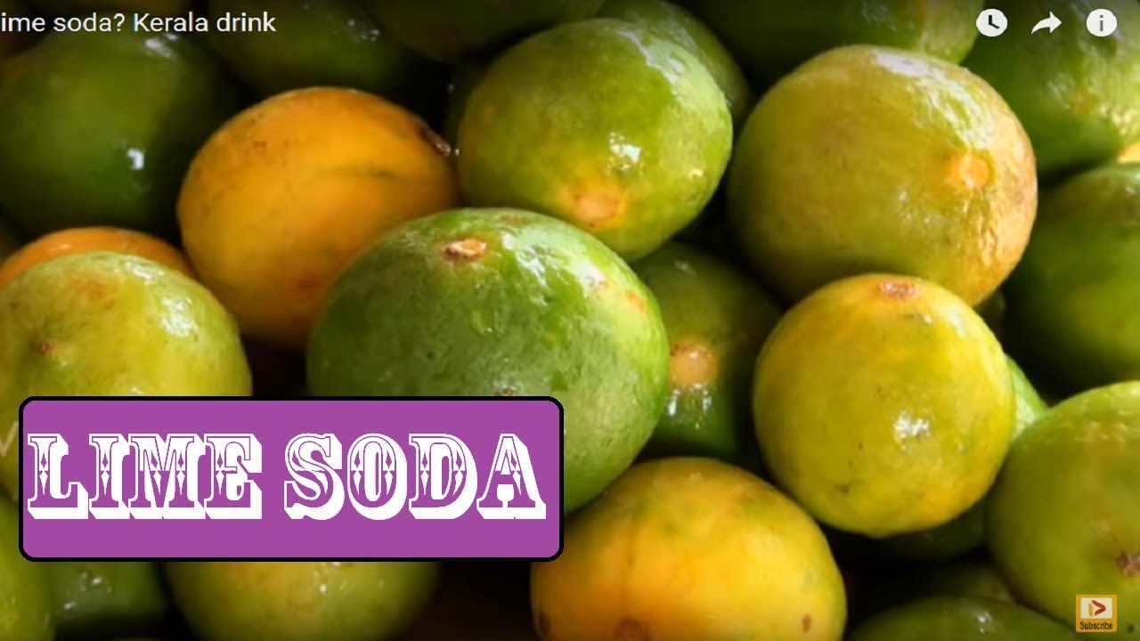 How to make lime soda? Kerala drink YouTube