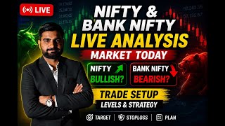 LIVE: Nifty & Bank Nifty Market Analysis | Support & Resistance Levels
