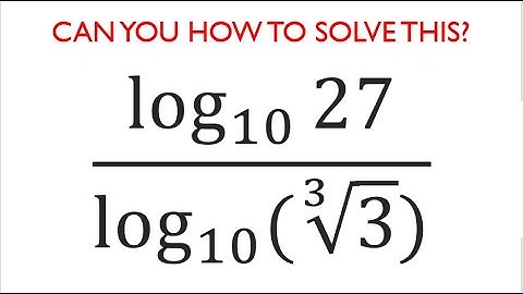 Try solving this tricky logarithms question. Olympiad. SAT. GRE. GMAT.