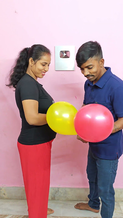 Balloon Pop Challenge GONE WRONG!  😱😂 (Couple Edition) - Epic Fail! #balloonchallenge #couples #vir