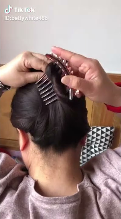 Cara Gelung rambut yang simpel dah gampang.
