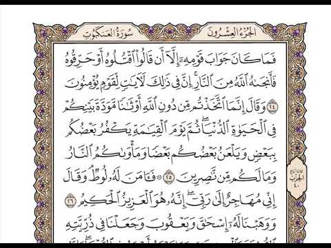 سورة العنكبوت كاملة بصوت الشيخ وديع اليمني 