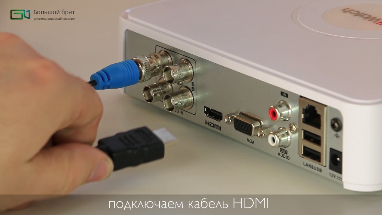 Готовый комплект видеонаблюдения на 4 камеры, Подключение и запуск ...