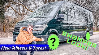 NEW WHEELS for our VW Crafter Camper Conversion | Swamper Look!!