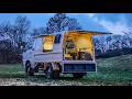 台風並みの強風の中で、新たなデリカトラックで車中泊| EcoFlow DELTA3 Classic ポータブル電源 三菱 デリカ