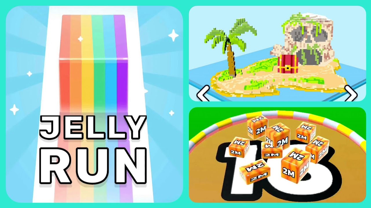 Jelly Run 2048 || Crazy Mobile Gameplay 