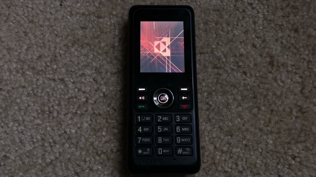 Kyocera Jax S1300 (2009) Startup, Battery Low and Empty, shutdown