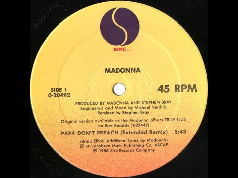 Madonna – Papa Don't Preach (12