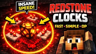 The 'FASTEST' redstone clocks for your farms in the DonutSmp