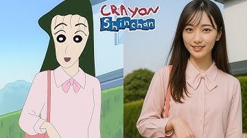 Crayon Shin-chan Characters Reimagined in Real Life with AI! | (AI Generated)