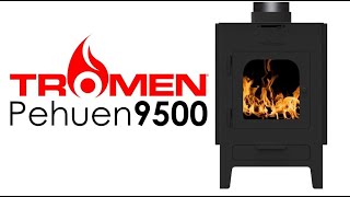 Salamandra Tromen p-20000 Calefactor salamandra con horno A Leña