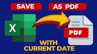 Save Excel Workbook/Sheet as PDF with CURRENT DATE. VBA. With FREE TEMPLATE