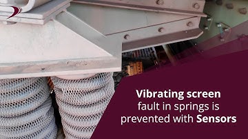 Success Case: Vibrating screen failure in springs is prevented with wireless sensors