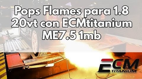 ECM titanium - Pops flames - ME 7.5 1mb - Vw Polo 1.8 20vt