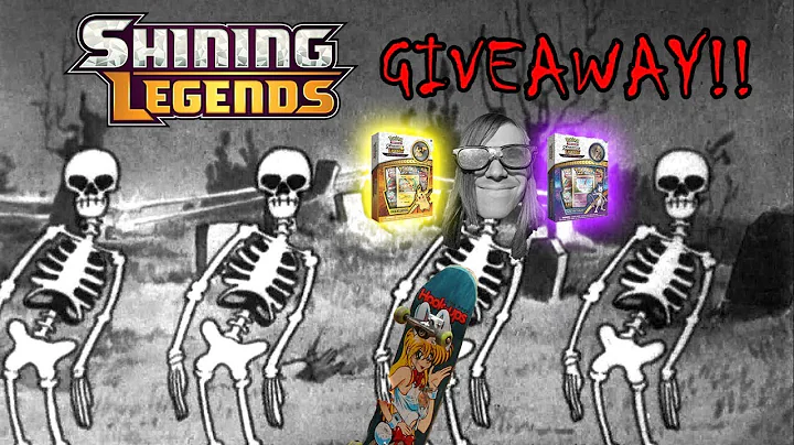 SHINING LEGENDS GIVEAWAY Melvin the Nerd Pokemon card skateboarding challenge giveaway thing #8!!