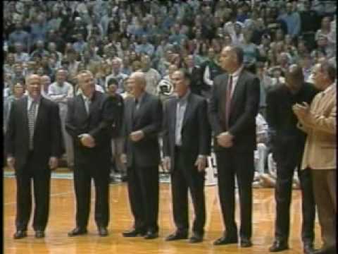 Carolina Basketball - 1957 & 1982 Teams Honored at Dome
