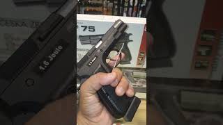 ASG CZ 75 Airsoft pistol #airsoft #airsoftgun #shortsfeed #cz #czpistol #czairsoft #shorts