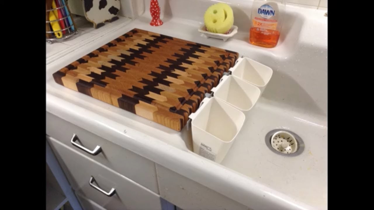 Woodwork DIY Cutting Board w/ Ikea Hack // HowTo YouTube