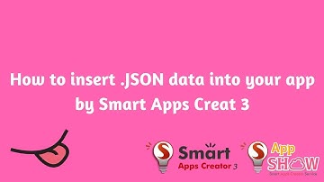 How to insert database into Smart Apps Creator 3