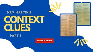 Context clues (Part 1)