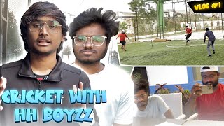 CRICKET AND FOOD VLOG WITH TEAM HYDERABAD HYDRAS | Vlog #1