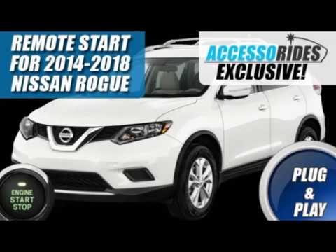 2014 - 2018 Nissan Rogue Remote Start 100% Plug & Play Kit