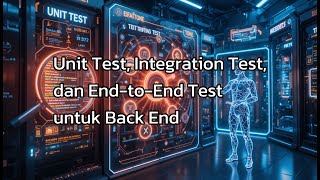 Unit Test, Integration Test, dan End-to-End Test untuk Back End