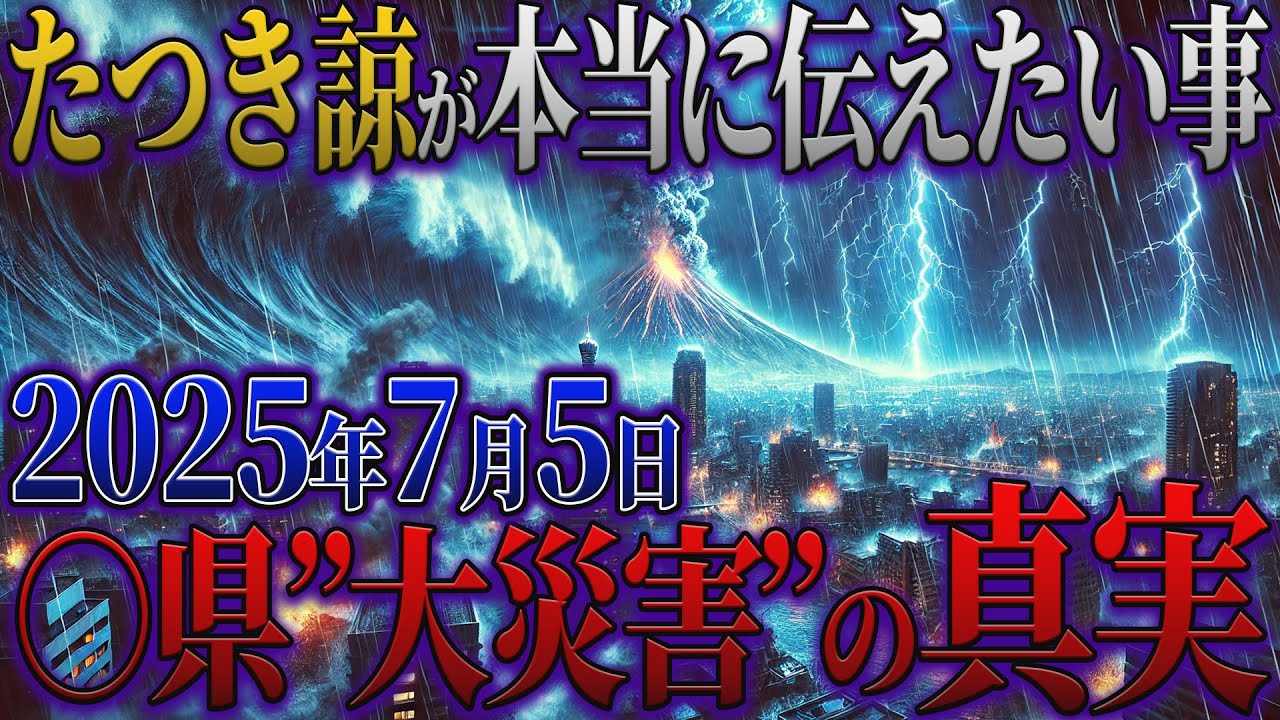 【予言 2025年 最新】たつき諒の正体は？最新予言！2025年7月5日！？日本で安全な場所は 県だけだった…漫画家たつき諒が見た未来を完全 ...