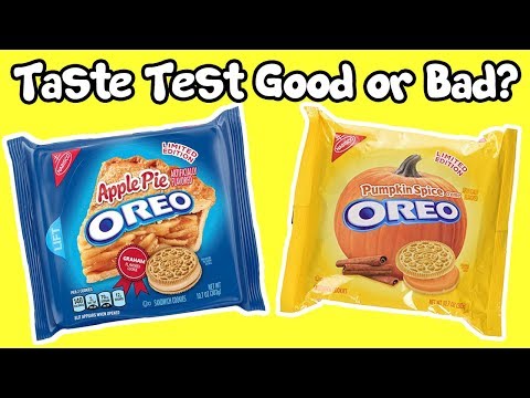 Oreo Apple Pie And Pumpkin Spice Cookies Taste Test