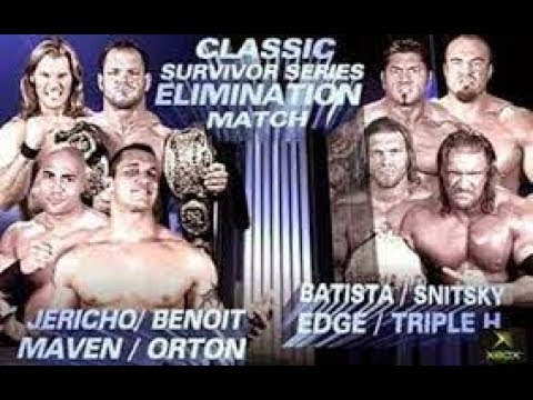 WWE Survivor Series 2004 Match Card - YouTube