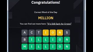 Play Win Earn Binance Reward Wodl Game By Excel Trick Word Of The Day Wotd Today Answer 24 Jan 2025