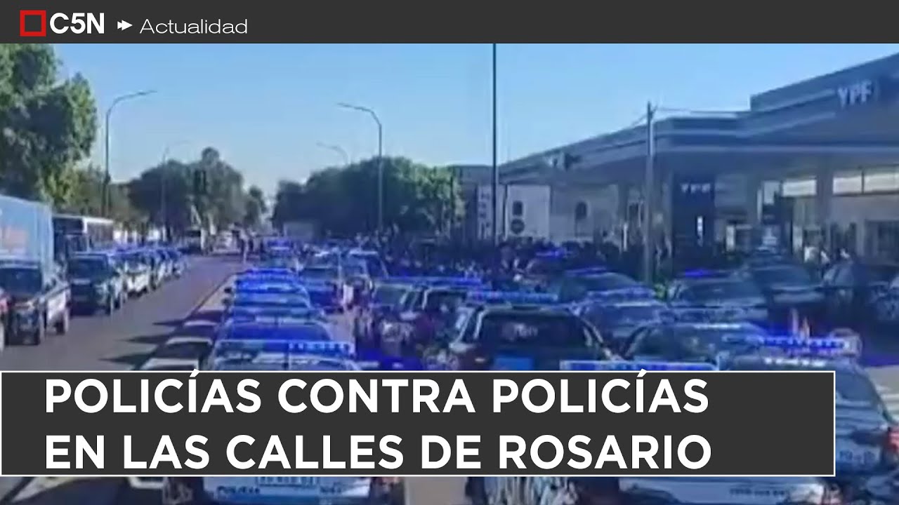 Reclamo salarial y POLICÍAS ENCUARTELADOS en SANTA FE