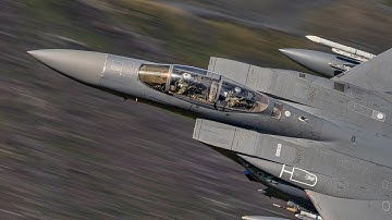 USAF F-15 and RCAF CF-18 in Mach Loop