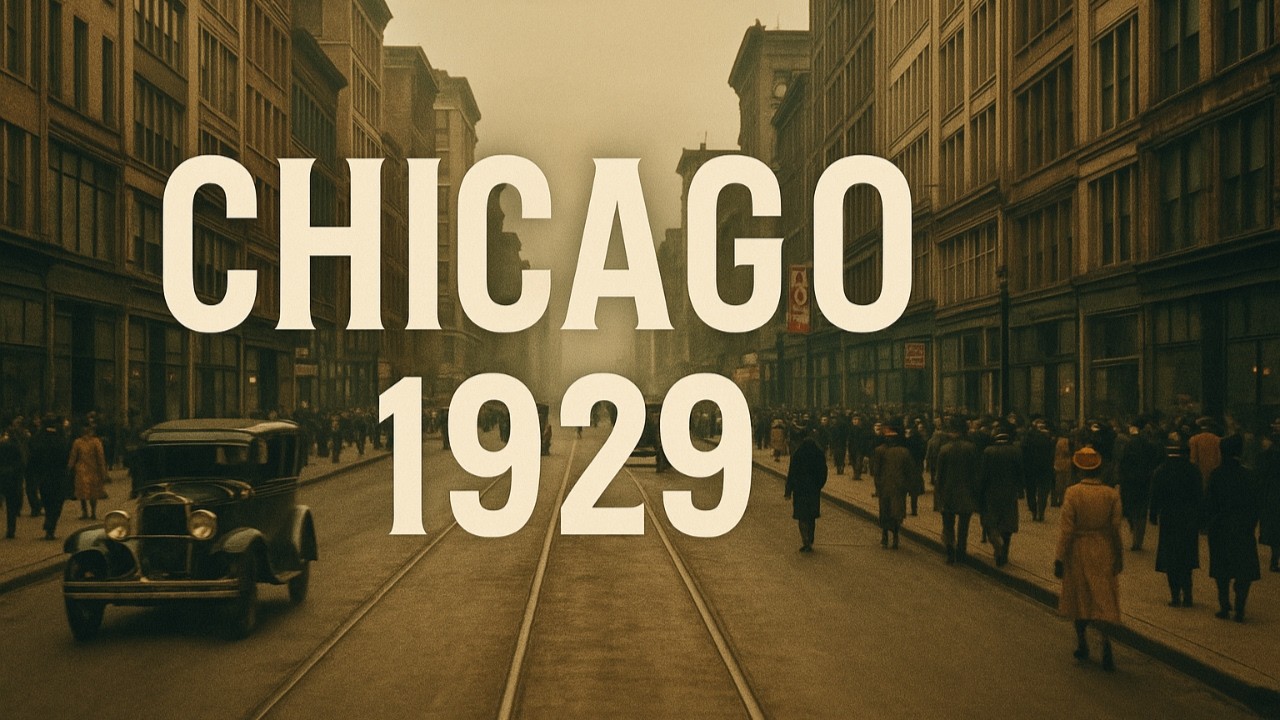 Chicago in 1929 | Rare Restored Footage