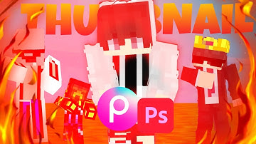 How to Make an Easy Minecraft Thumbnail like @SenpaiSpider