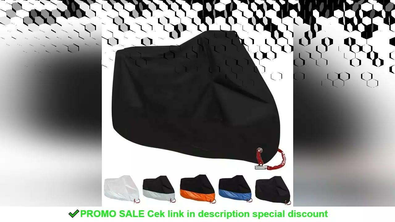 Motorcycle Cover Waterproof All Season Dustproof UV Protection 190T Motorbike Cover Multiple Colors