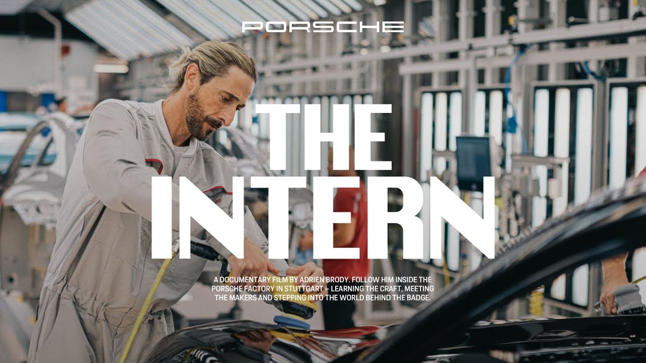 THE INTERN | Adrien Brody Explores Porsche’s World – A Kiwi’s Look into Luxury and Speed