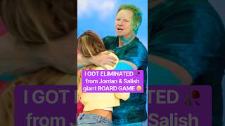 I GOT ELIMINATED 🥀  from Jordan & Salish giant BOARD GAME 😢 #jordanmatter #salishmatter #funny